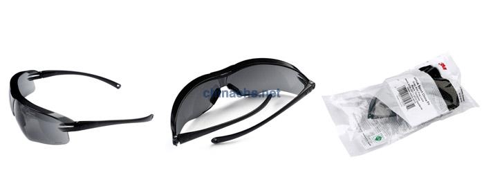 3M 10435 中國款流線型防護(hù)眼鏡（灰色鏡片，防霧）